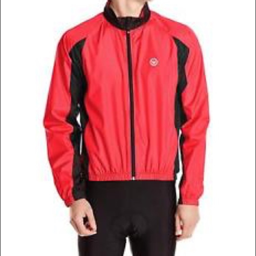 NWT!Canari Men's Flash Jacket, Radar Red sz Medium